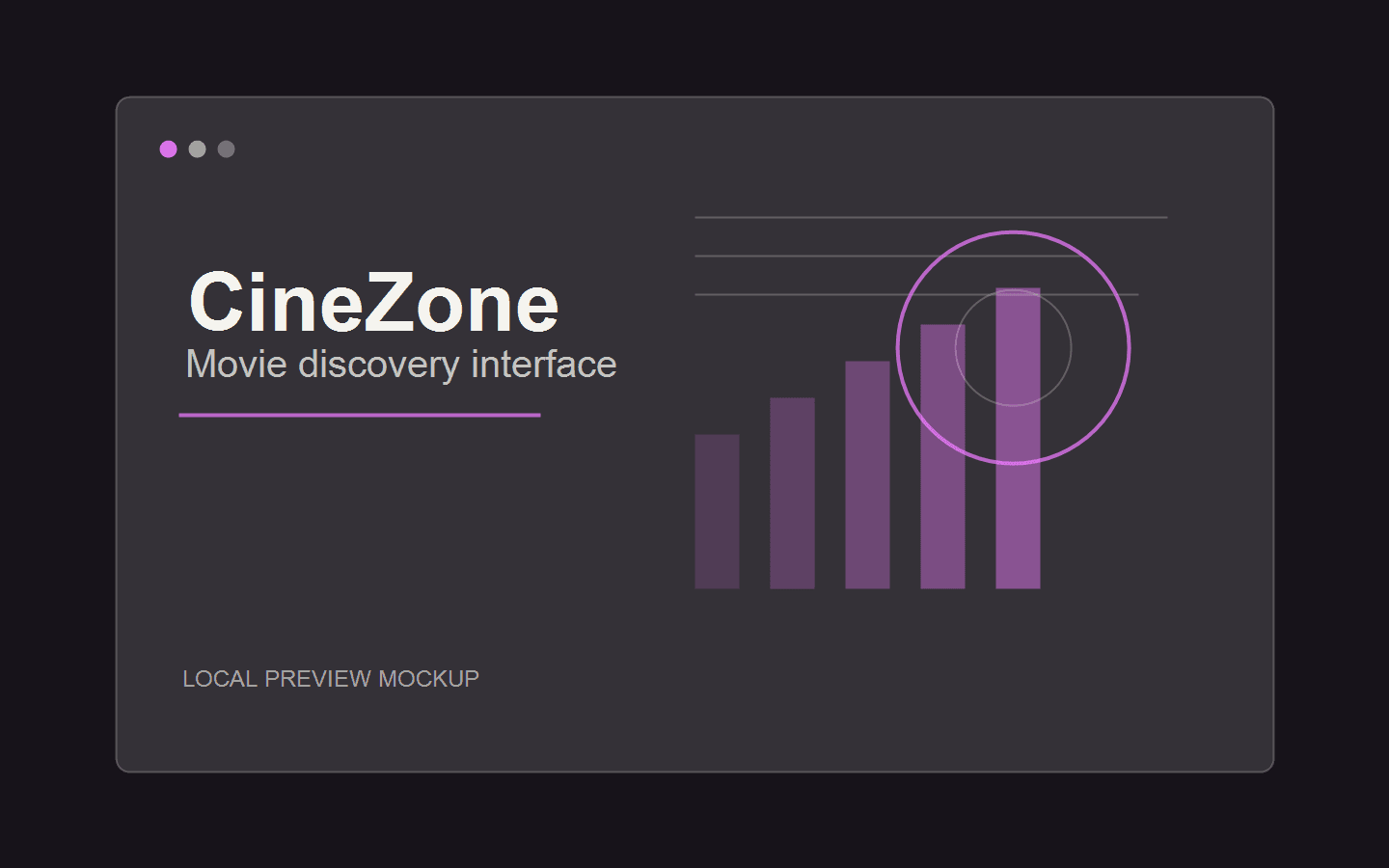 Local preview mockup for CineZone